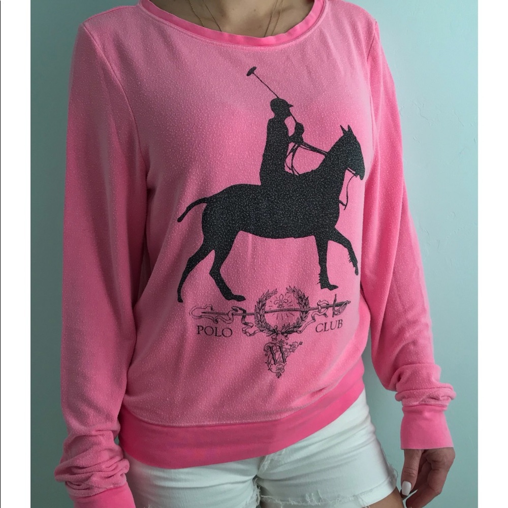 Wildfox women’s polo sweater